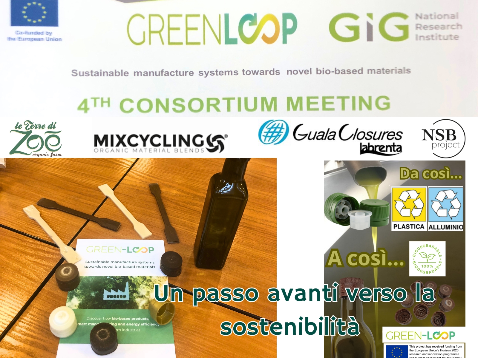 9-10 October in Katowice for the Green Loop - Horizon 2020 project, we present the prototypes of the Le terre di zoè