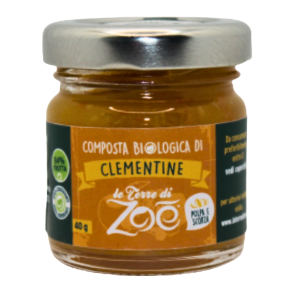 Tris degustazione Composte Mix 40g(Clementine , Kiwi, Arancia e Zenzero) Le terre di zoè 1